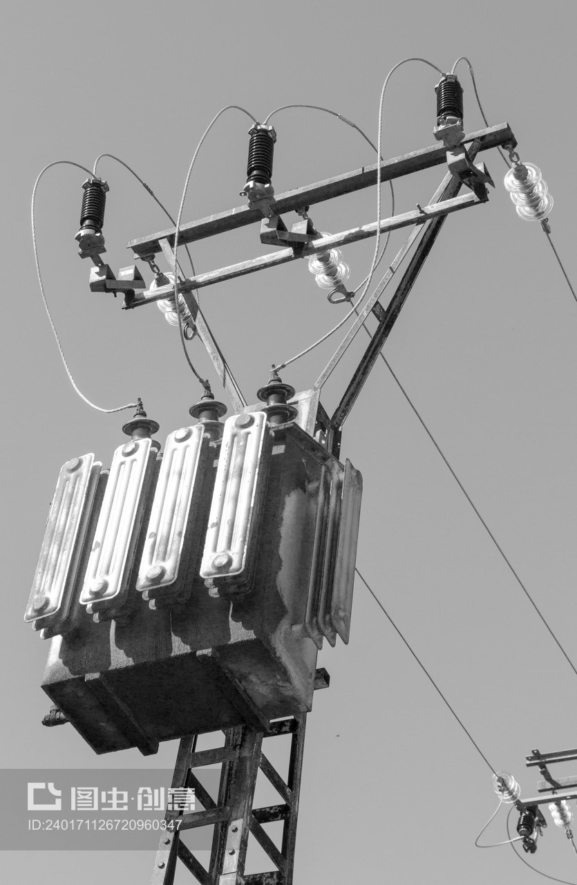 old tower electric transformer